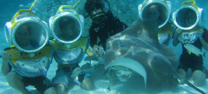 Walking Under The Sea: Aquablue Moorea Diving Helmet