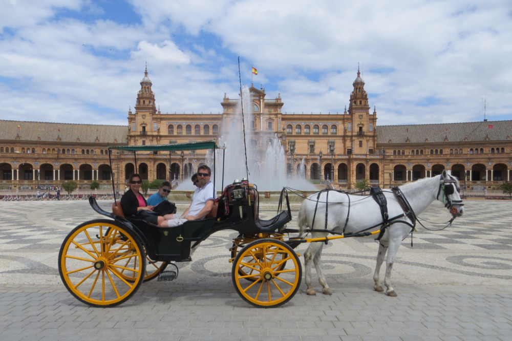 Horse Carriage Ride through Seville