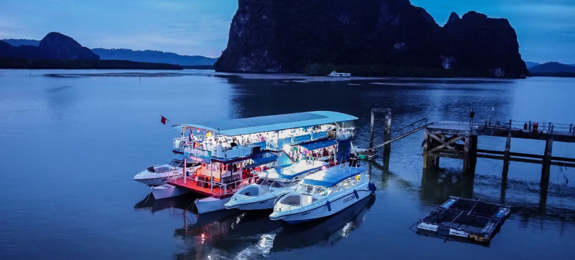 Bioluminescence & Sea Canoes in Phang Nga Bay by Speedboat