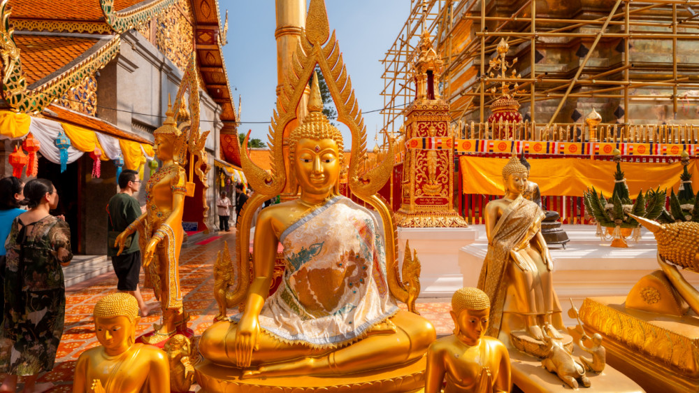 Chiang Mai: Visit Famous Temples by Songtaew Trio Express Transfer (3:30 pm