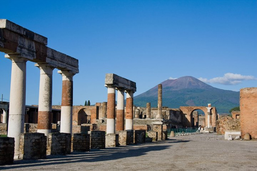 From Naples: Pompeii & Mount Vesuvius with Lunch (French) - Group Tour