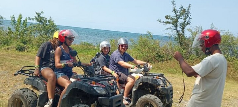 Roatan Mangrove Tunnel, ATV Tour, Food Tasting & Beach