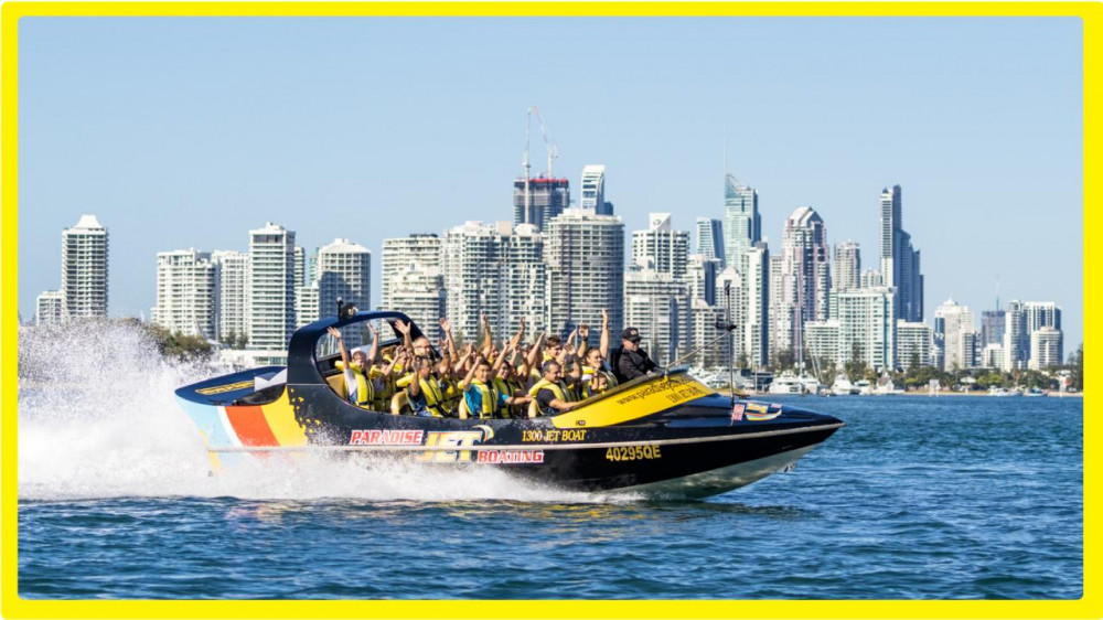 30-Minute Gold Coast Jet Blast Jetboat Ride w/ Free Transfers