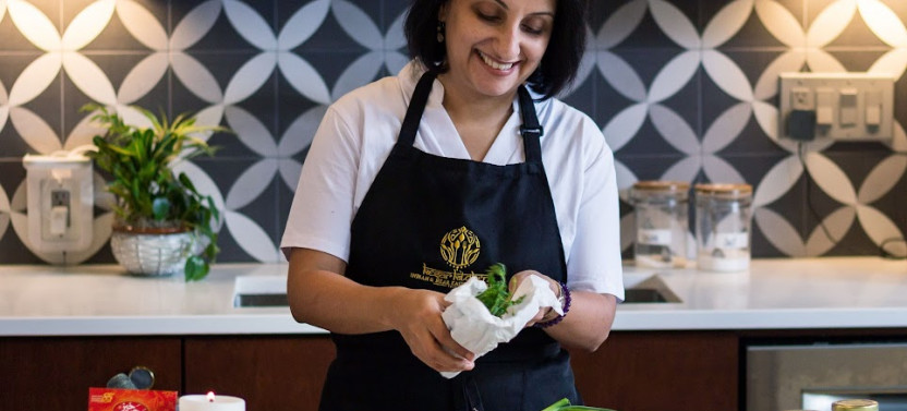 Authentic Chaat & Indian Fusion Cooking Class in Atlanta with Naina