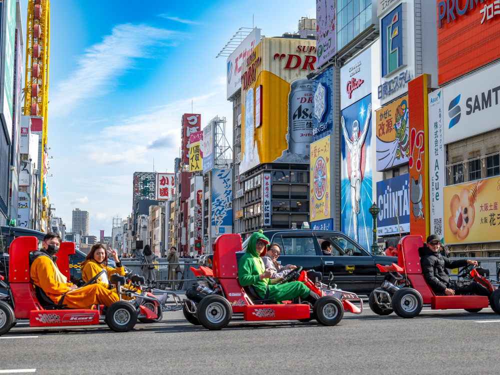 Osaka Go-Kart Tour with Local Guide from Namba