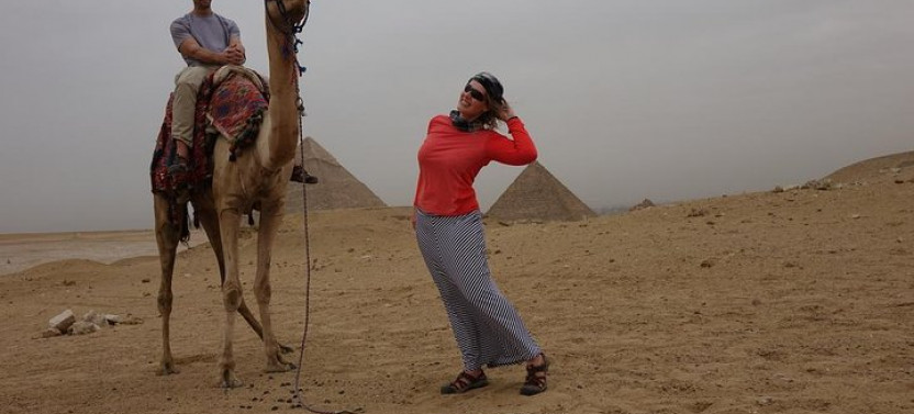 Sunrise or Sunset Camel & Horse Ride at the Pyramids of Giza