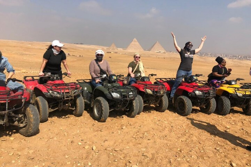 Private Day: A Quad Bike adventure tour to Giza Pyramids from Cairo