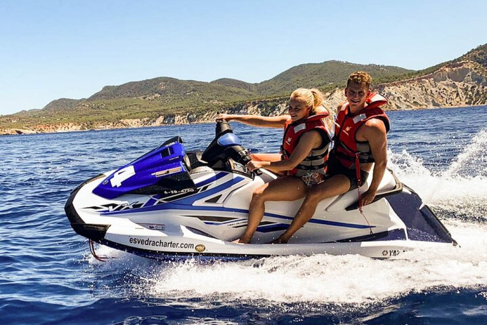 Jet Ski to Cala D'Albarca from San Antonio