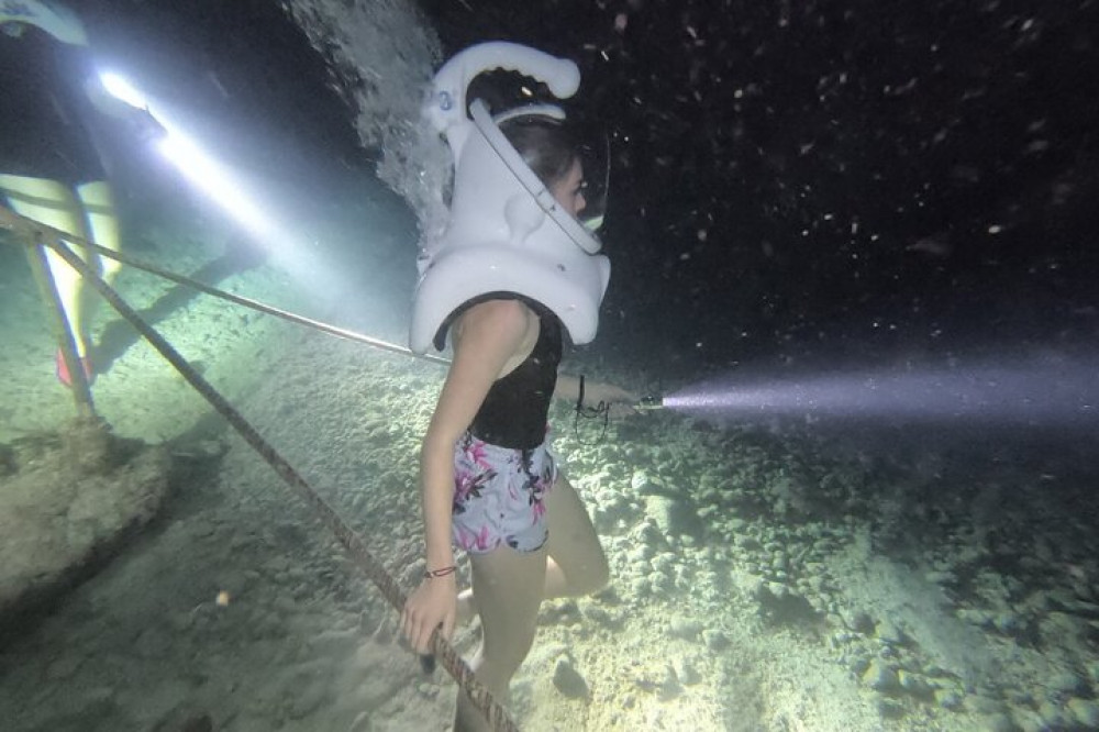 Sea Trek Underwater Night Dive Experience in Cozumel