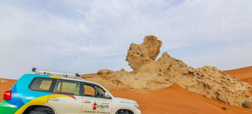 4x4 Hatta Safari to Fossil Rock & Honey Bee Garden visit with Breakfast