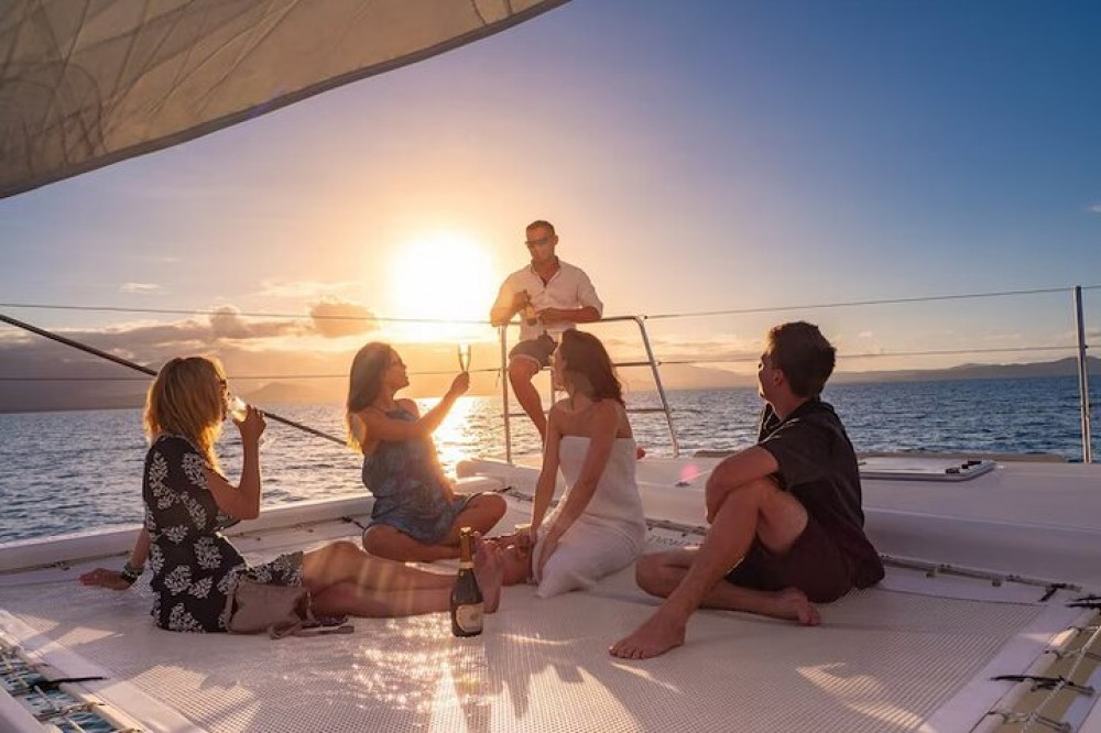 Cozumel Sunset Private Catamaran Adventure