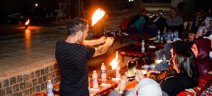 Enjoy Delicious Bedouin Dinner & Show in Sinai Desert
