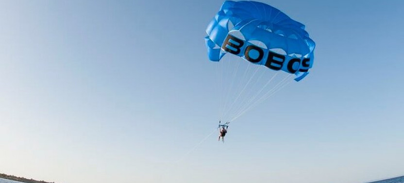 Parasailing Thrills Over Sharm El Sheikh's Azure Beauty