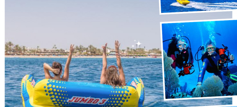 Sharm El Sheikh Trilogy: Parasailing, Banana, and Tubing Adventures Await!