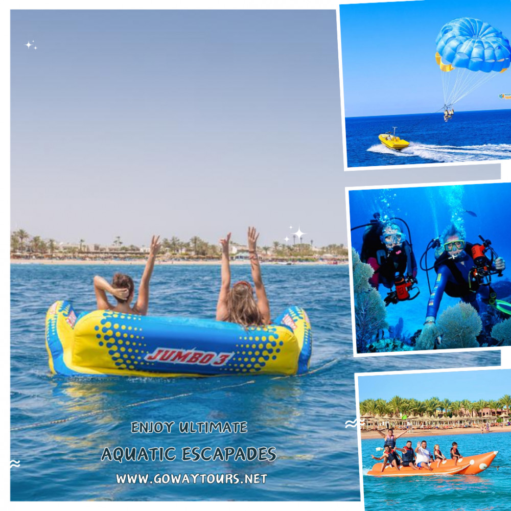 Sharm El Sheikh Trilogy: Parasailing, Banana, and Tubing Adventures Await!