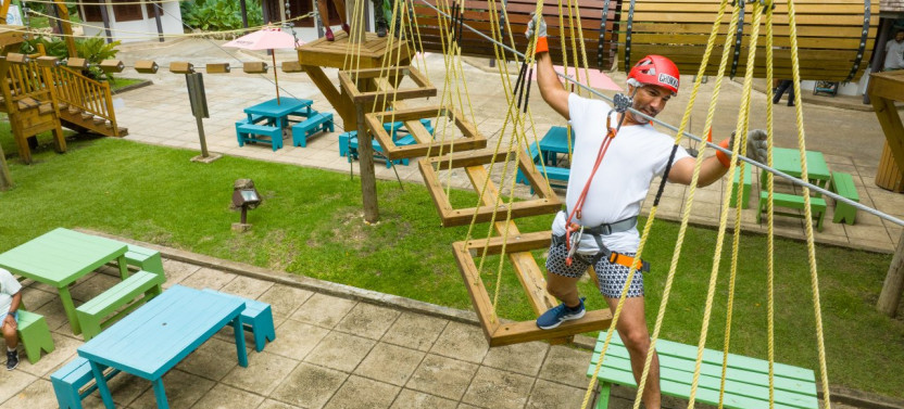 Monkey Zip & Gully Challenge Course Adventure