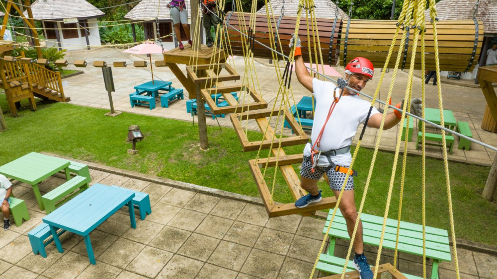 Monkey Zip & Gully Challenge Course Adventure