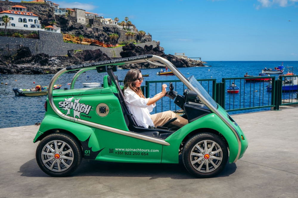 1, 2 or 3 Hour Electric Funky Talking Car Rentals in Funchal