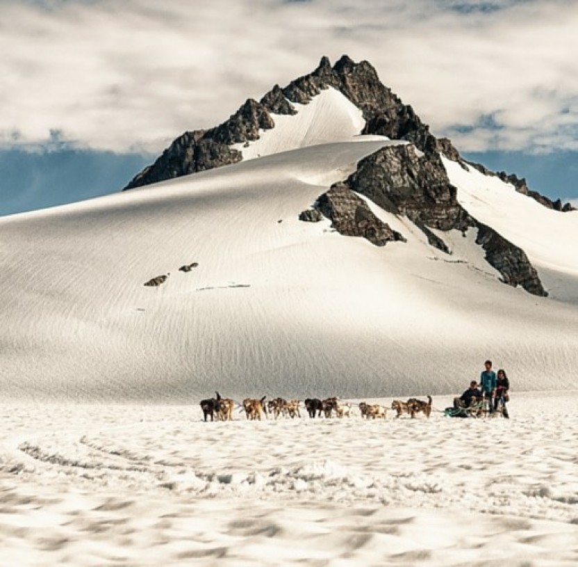 Helicopter with Glacier Landing & Dog Sledding