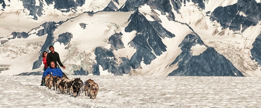 Helicopter with Glacier Landing & Dog Sledding