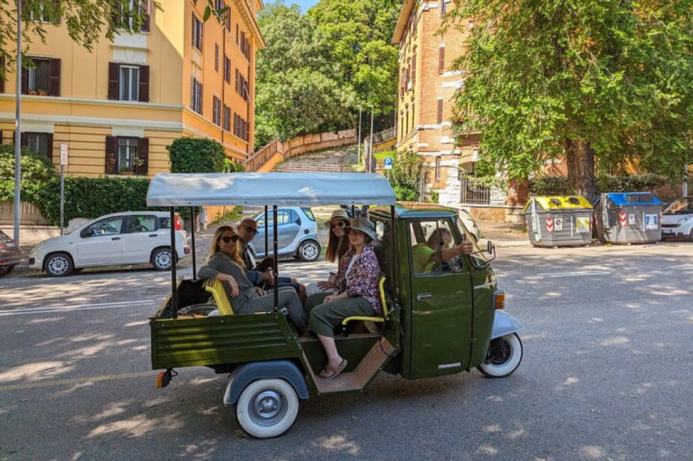 Private Tour In Ape Piaggio Car Appia Antica Road & Food Tour - Rome ...