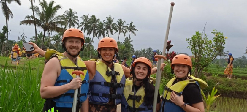 Daily White Water Rafting Activity Adventure on Ayung River
