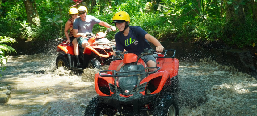 Private Experience ATV Quad Bike With Bali Swing Highlight