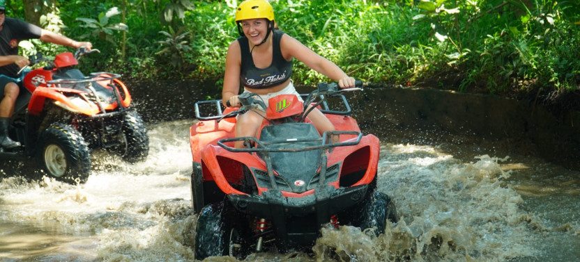 Private Experience ATV Quad Bike With Bali Swing Highlight