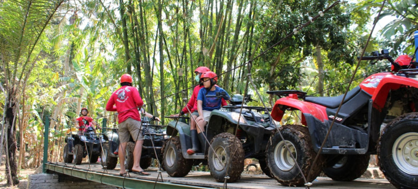 Private Experience ATV Quad Bike With Bali Swing Highlight