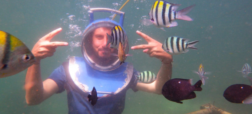 Half Day Guided Underwater Sea Walk Experience In Nusa Dua