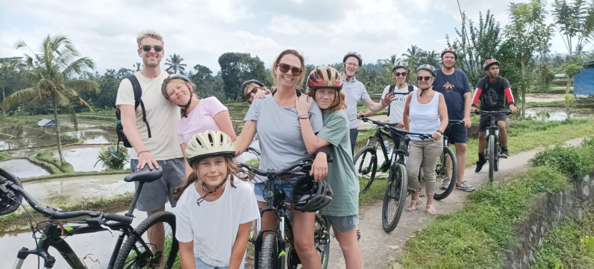 Private Downhill Bali Countryside Cycling Tour In Ubud