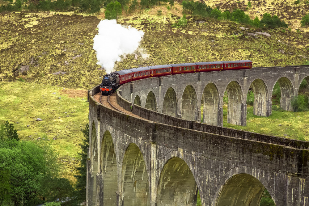 West Highlands, Glen Coe & The Jacobite Steam Train From Glasgow