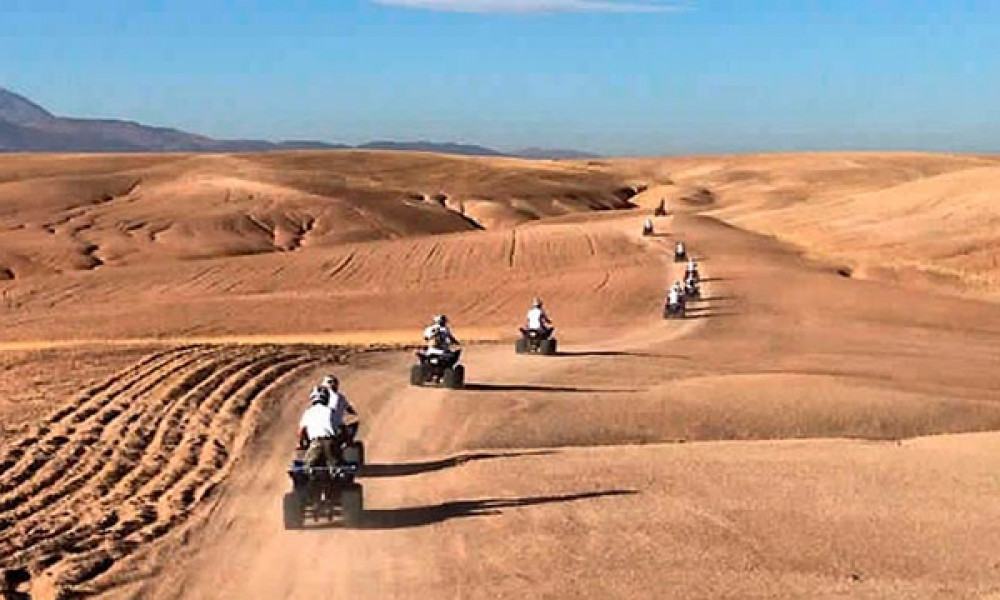 Agafay Desert: Quad Bike & Camel Ride