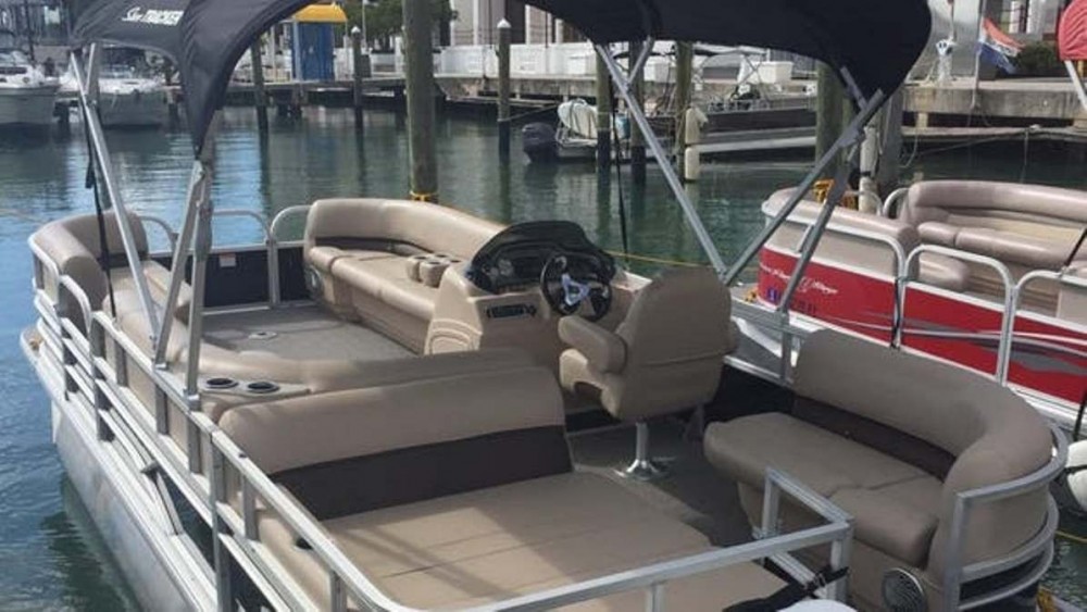 Private 22 Pontoon Boat Rental Miami Project Expedition