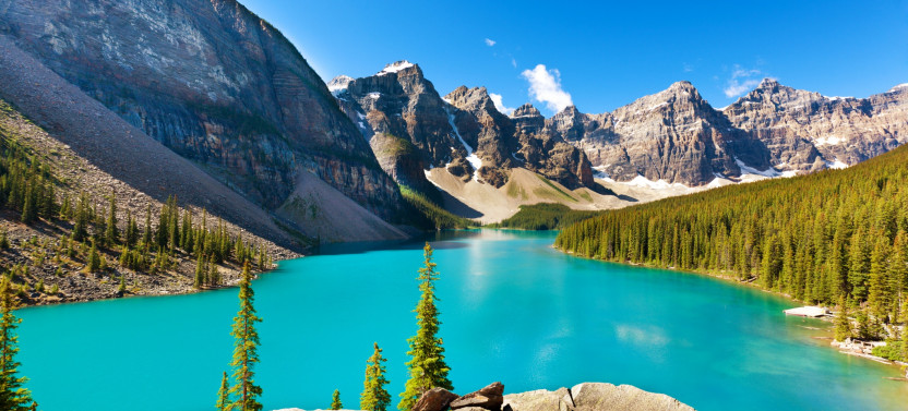 Moraine Lake and Lake Louise Morning Tour From Canmore/Banff