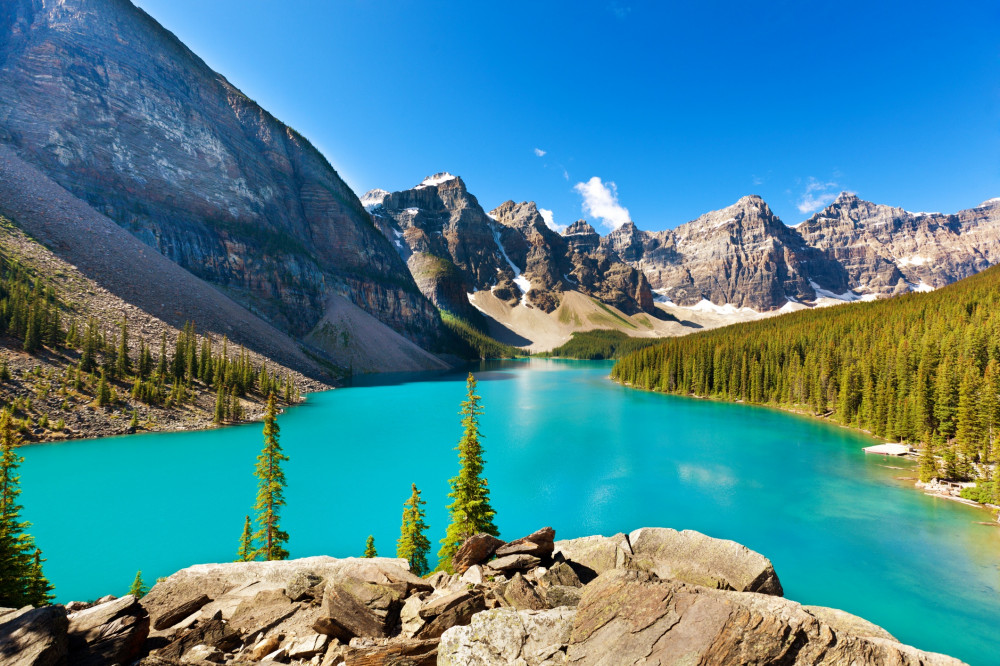 Moraine Lake and Lake Louise Morning Tour From Canmore/Banff