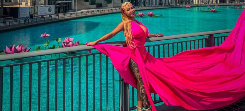 Private Burj Khalifa Flying Dress Instagram Videography Shoot