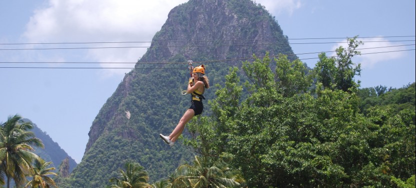 Zip-line Canopy Adventure With Piton Views