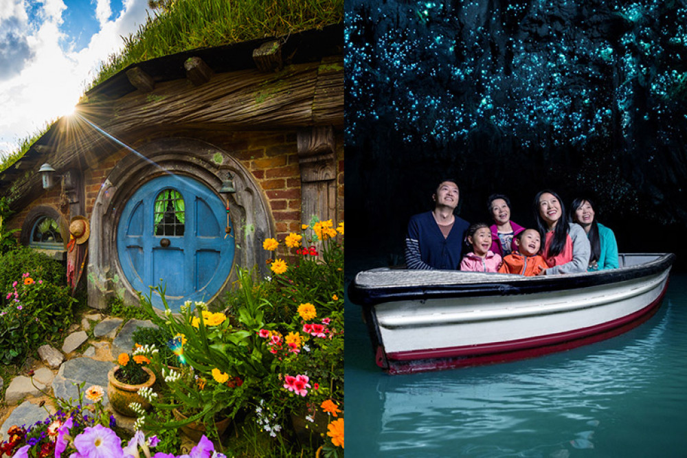 Hobbiton & Waitomo Caves Tour from Auckland (Small Group)