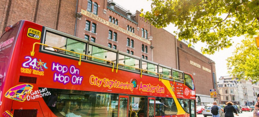 City Sightseeing Amsterdam Hop on Hop off Bus - 24 hrs