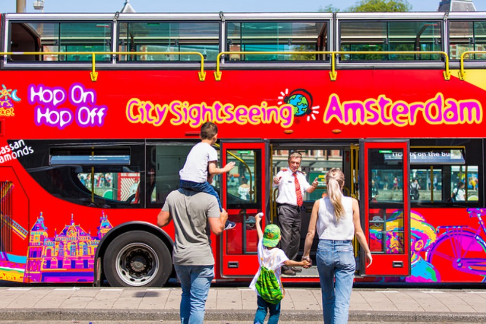 City Sightseeing Amsterdam Hop on Hop off Bus - 24 hrs