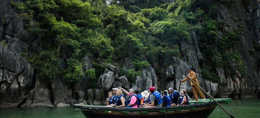 2 Day/1 Night Halong Bay Cruise with Sung Sot Cave, Swim, & Transfer