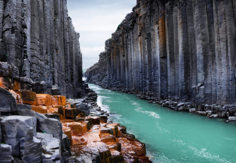 Seyðisfjörður Port: Private Stuðlagil Canyon & Rjúkandi Waterfall