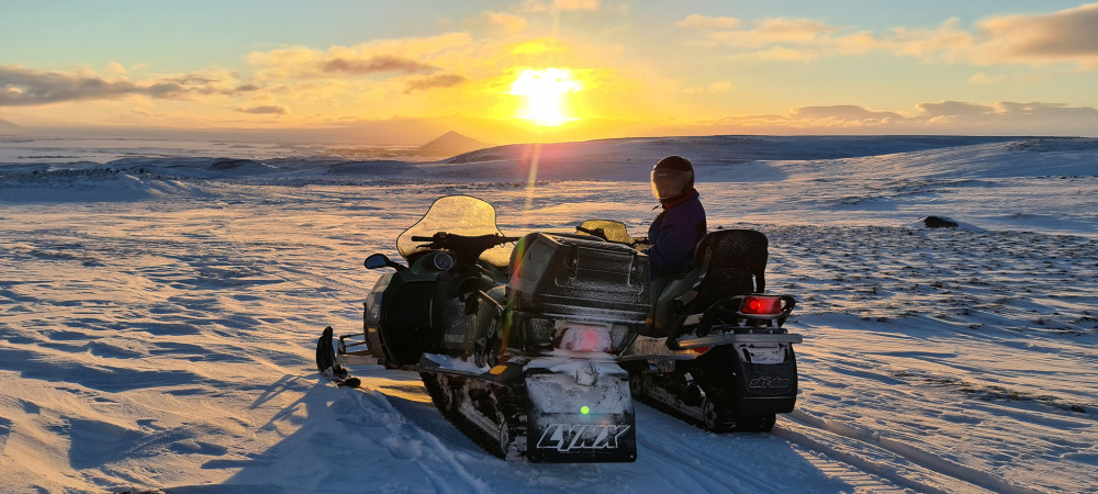 Lake Mývatn & Snowmobile Tour From Akureyri