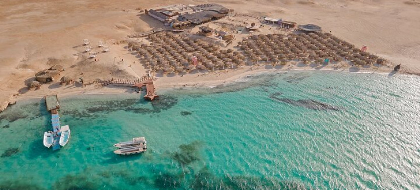 Hula Hula Paradise Island Sea Trip, Lunch & Water Sports-Hurghada