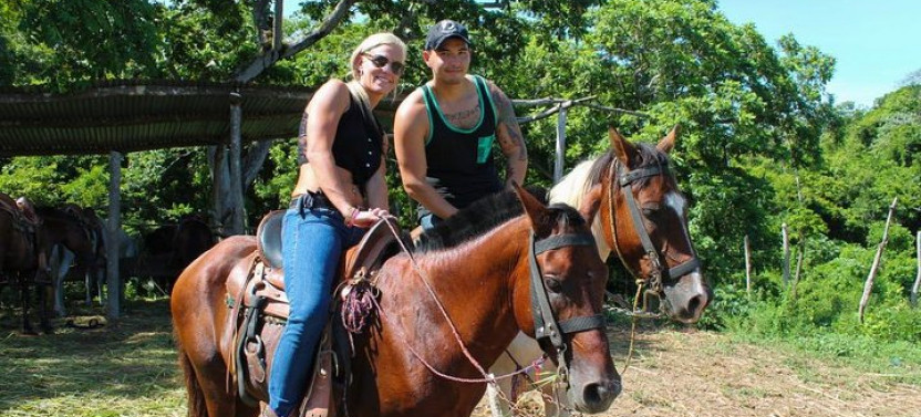 Horseback Riding with Monkey, Slots and Reef Snorkel