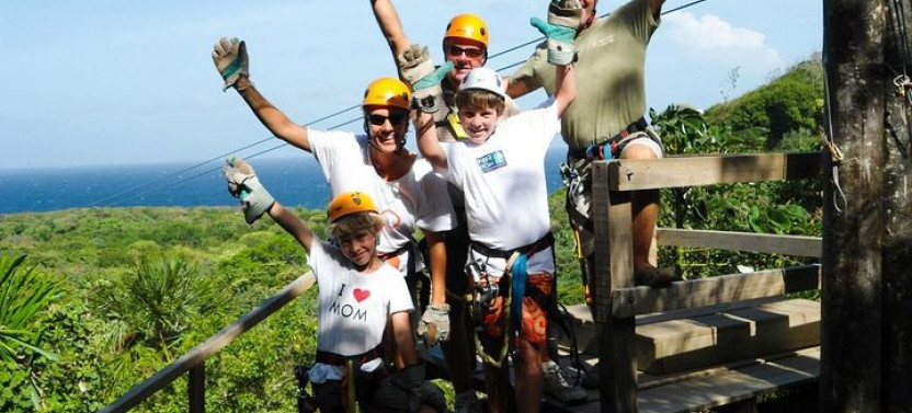 Jungle Top ZipLine Adventure And Glass Bottom Boat Excursion