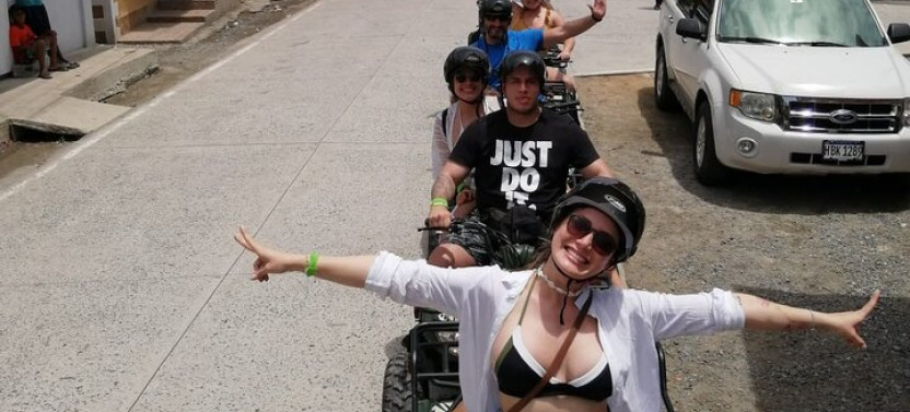 Roatan ATV Adventure with Zip-line Monkey, Sloth Park and Beach