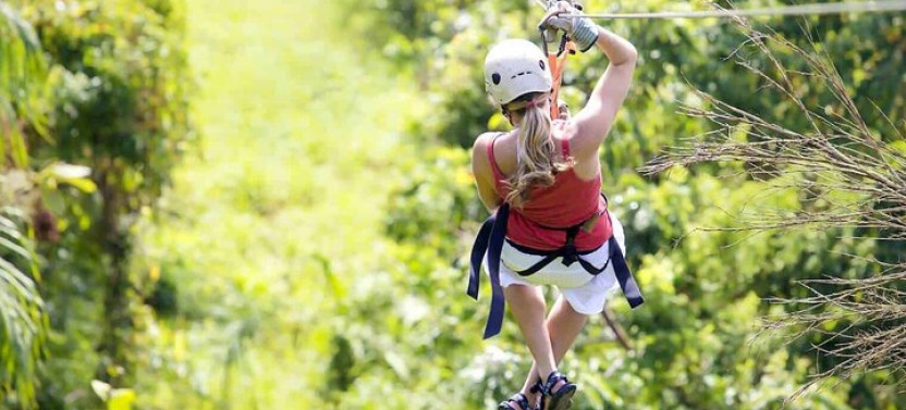Roatan Extreme Zip Line with Monkey, Sloth and Reef Snorkel