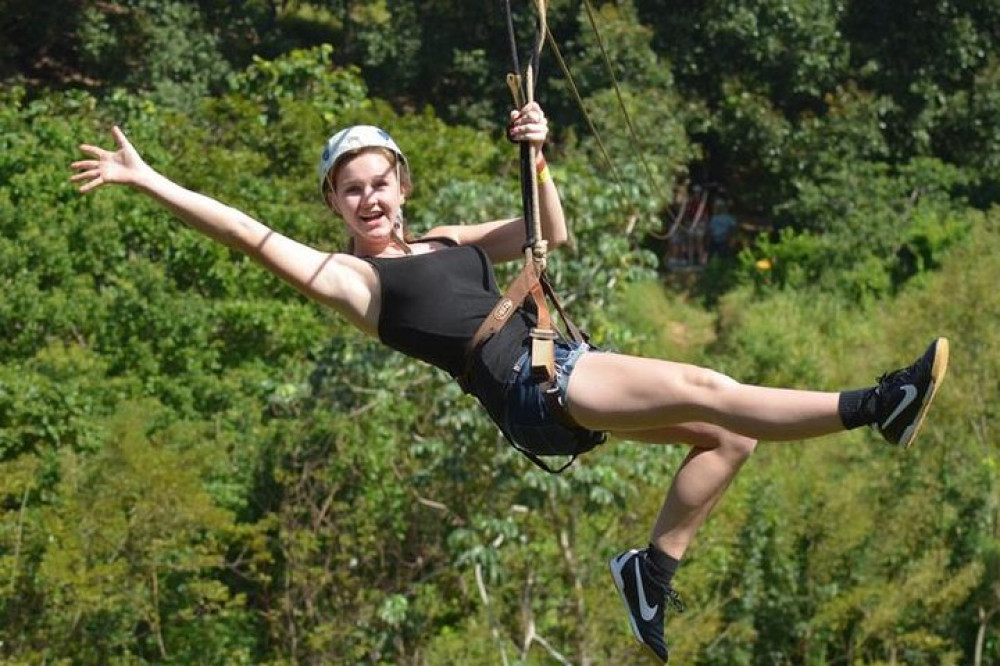 Jungle Top ZipLine Adventure plus Reef Snorkel by Boat